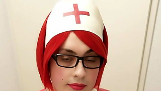 Latex Nurse, Crossdresser Teen