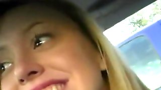 Girl Teen In Car