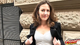 GERMAN SCOUT - College Teenager Alessandra get Hump at Casting