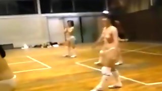 Japanese Volleyball, Japanese Public Bukkake