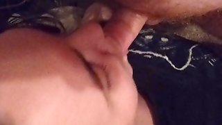 Chubby mistress get ate out, ass fucked an facial all in one