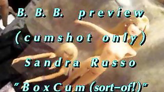 B.B.B.preview: Sandra Russo BoxCum (sort-of!)(cum only) WMV with SloMo