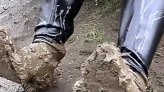 Wet and Messy Boots Scene 06