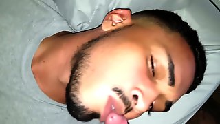 Lucky Daddy Gets Cock Sucked by Spanish Stud