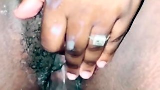 Creamy Phat Ebony pussy takes strong BBC 