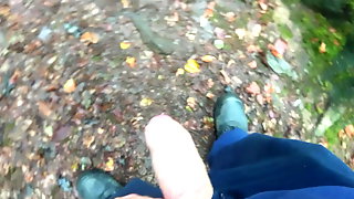 Gay Wanking In Woods