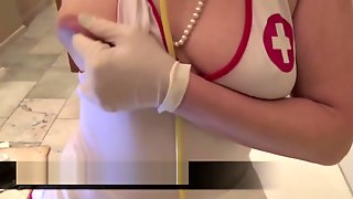 Angel Exhib Horny Nurse French Milf Masturbate