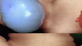 Balloon Fetish ~ pussy inflation ~ so yummy (full vid avail on page)