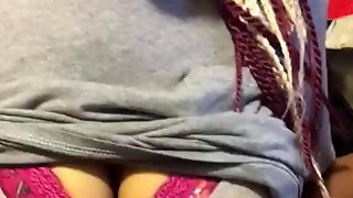 Worshipping Stripper Cousin Ass While She Twerk From Losing Bet