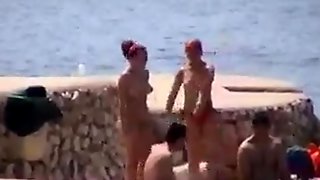 Candid Beach - topless girls