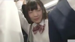 Asian babe on train fuck pt 1