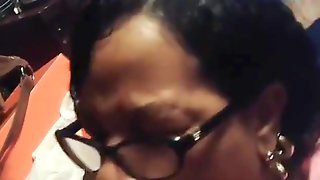 Mature whore with glasses gave me a great blowjob last night