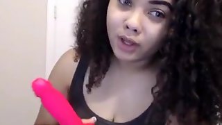 Curvy babe showing big boobs live show