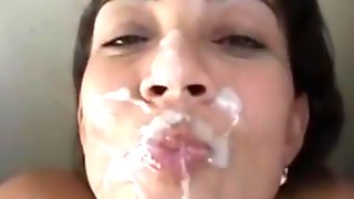 Hot Brazilian Milf With Big Arse Fucks Like a Pro and Gets a Messy Facial