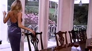 Blonde lady in dress gets assfucked