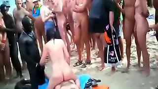 Nude beach crowd pleasers