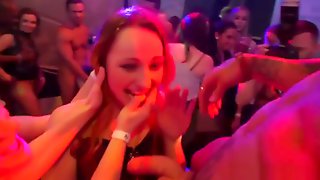 Real euro bachelorette facefucked at party