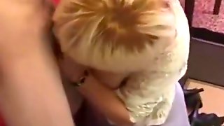 Blonde french mature deep anal