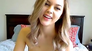Webcam Hairy Blonde Toying, Dildo