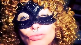 Amateur Milf Blowjob Cum on Face- Retro Curly Perm- Blakely Night