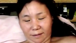 Asian amateur drink piss and cum