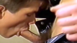 Vintage gay boy ass banged and facialized by his lover