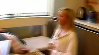 Dutch Blonde Likes Rough Kitchen Sex And Deep Love 