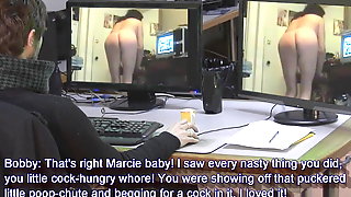 The Naked Humiliation of Marcia Fannie, parts1-2