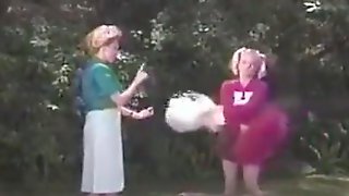 Pigtail cheerleader fucking jocks big black dick outdoor