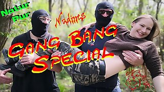 Squirt Gangbang, Feet Gangbang, German Bukkake, Nadine Cays