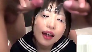 Uncensored Asian Bukkake