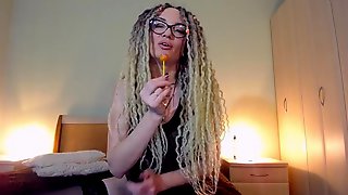 Humiliation & teasing with a Lolli Pop