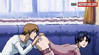 Charming hentai MILF porn video