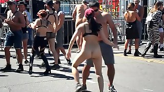 Nude, Slave In Public
