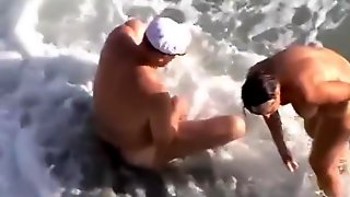 Naked Couple Hot Sex ON THE Beach--Hidden Cam