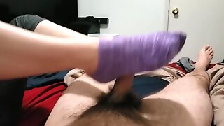 Sockjob Blowjob