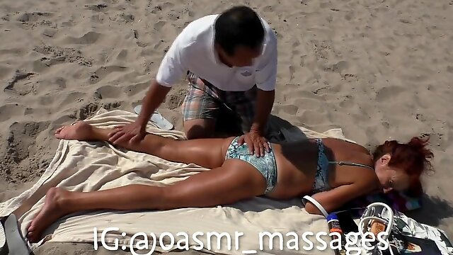 Mommy Russian Blubbery Body Beach Massage