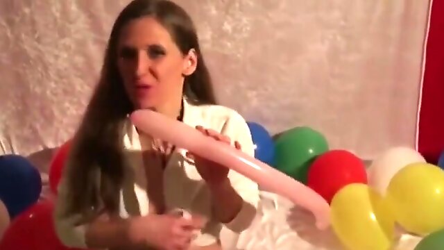 Balloon Masturbation and Popping