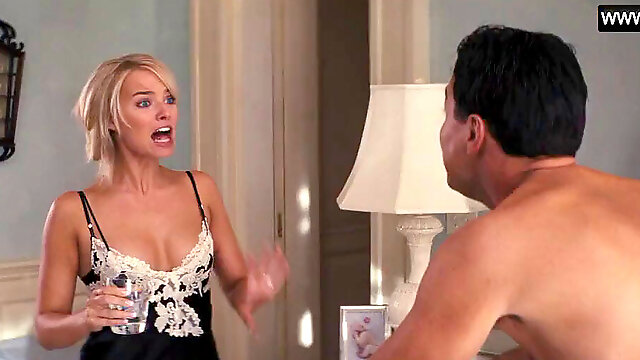 Margot Robbie - bare, full Frontal, romp Scenes - The Wolf of Wall Street (2