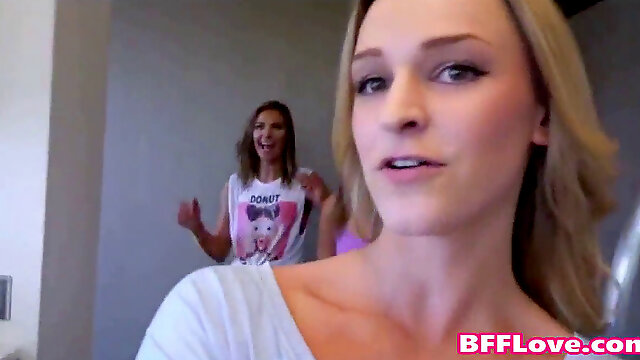 Bro humps Sisters finest Friends At Sleepover - BFFlove.com