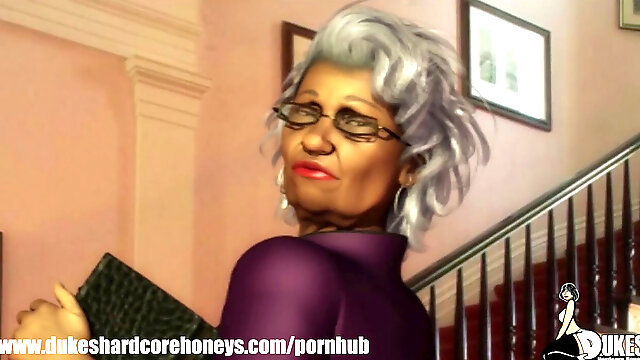 I drilled my granny Neighbor (Big ebony ASS)