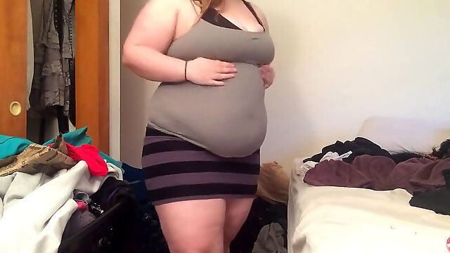 Bigbellylover919 bbw massive 60 tears up WEIGHT GAIN