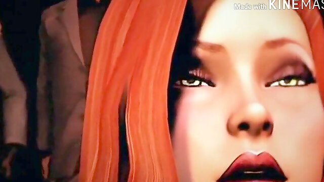 Jessica Rabbit 3 dimensional WOW fantasy - extended version / gifs