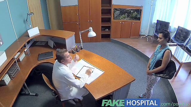 FakeHospital Patient overhears medic plumbing nurse then boinks him too