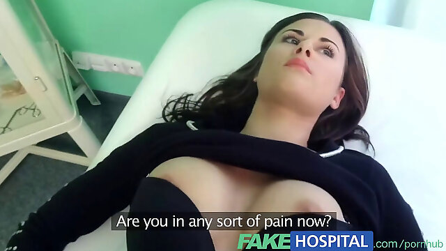 Fake clinic Sexual approach turns gorgeous busty patient moans of pain