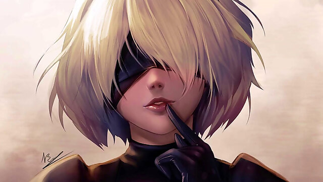 Audio JOI anime porn en español. 2B de NIER Automata. Instrucciones para...