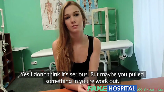 FakeHospital red-hot 20s gymnast seduced by doc and given creampie