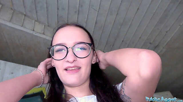 Public Agent torrid Czech bod boinked under public bridge