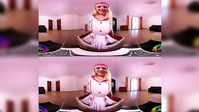 [HOLIVR 360 VR Porn] wondrous Nurse in web cam Live. ASMR