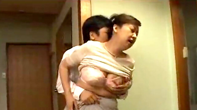 Chinese step mom milf with enormous melons getting pleasured